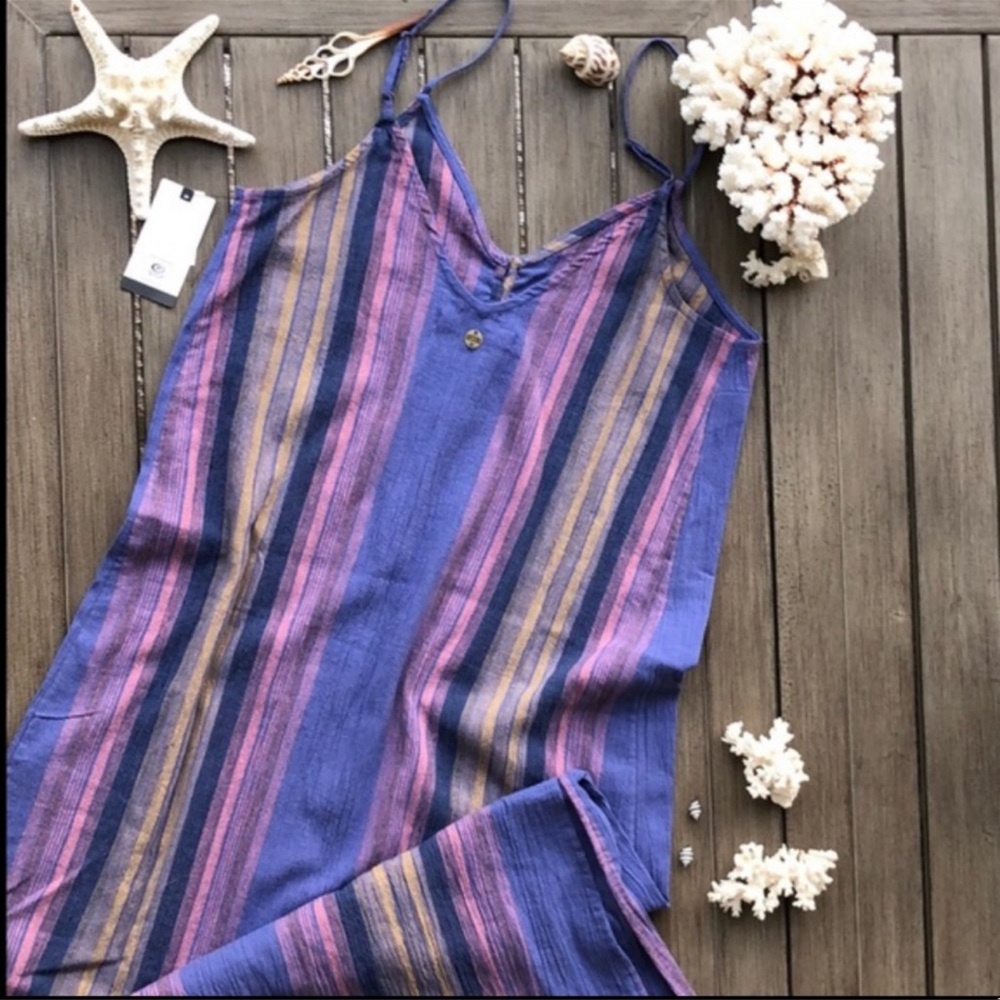 🌴🔆RIP CURL- GOLDEN DAYS STRIPPED MAXI DRESS🔆🌴 - Picture 9 of 13